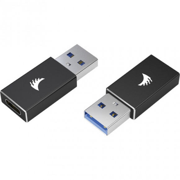 Angelbird USB 3.1 Gen2 Type-A to Type-C Adapter active zwart