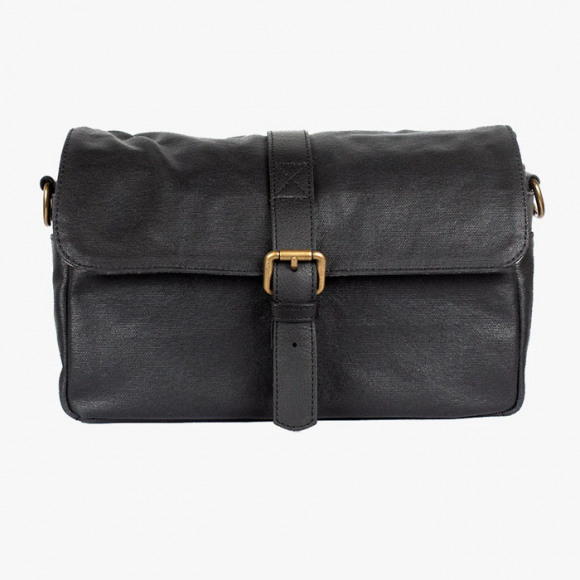 Bronkey Paris Camera bag Waxed Canvas Black Color