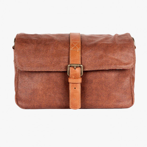 Bronkey Paris Camera bag Waxed Canvas Coffee Color