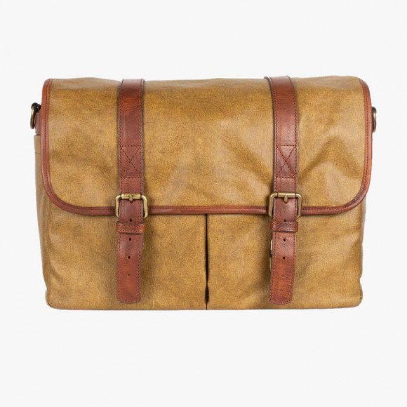 Bronkey Roma Camera Bag Waxed Canvas Olive Green Color