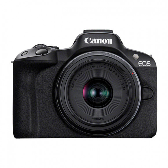 Canon EOS R50 systeemcamera Zwart + RF-S 18-45 IS STM