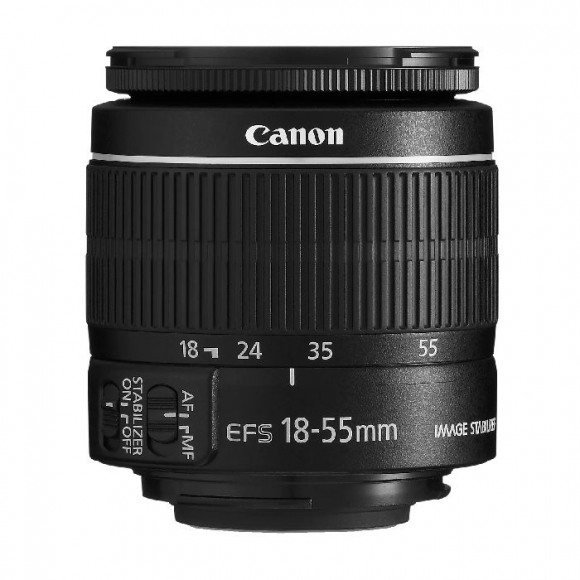 Canon EF-S 18-55 mm F3.5-5.6 IS II 58 mm filter (geschikt voor Canon EF-S) zwart