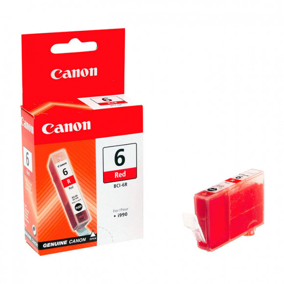 Canon inktcartridge BCI-6R, 390 pagina&apos;s, OEM 8891A002, rood