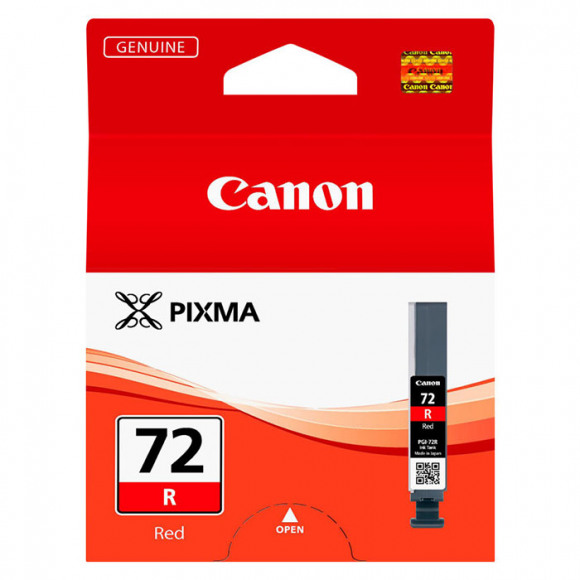 Canon Inktcartridge Pgi-72r Rood, 14 Ml - Oem: 6410b001