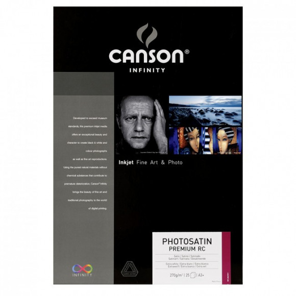 CANSON   PHOTOSATIN PREMIUM RC 270g A3+ 25 vel