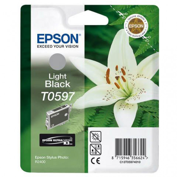 Epson T0597 Licht Zwart Cartridge