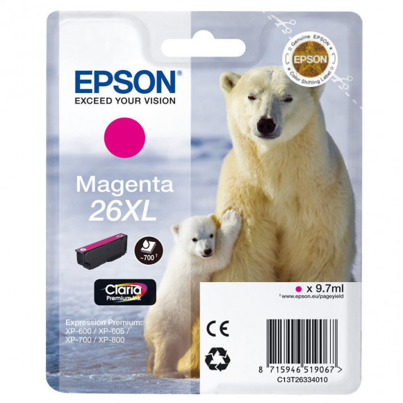 Epson 26xl Magenta Cartridge