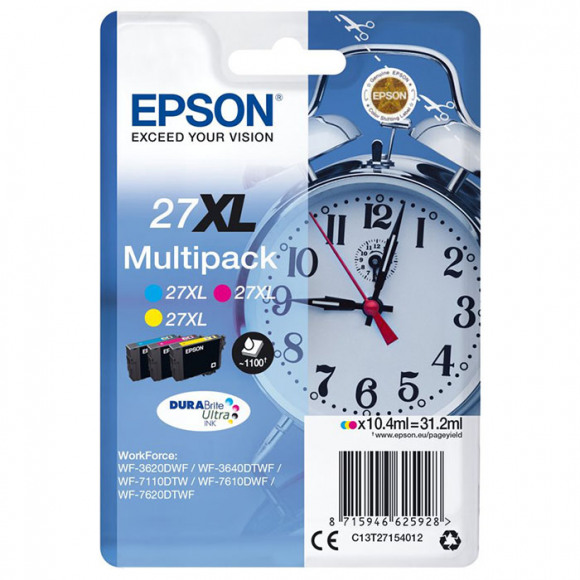 EPSON 27XL (T2715) 3-kleuren Multipack