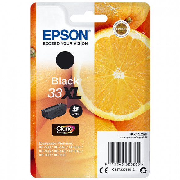 Epson 33xl Zwart Cartridge