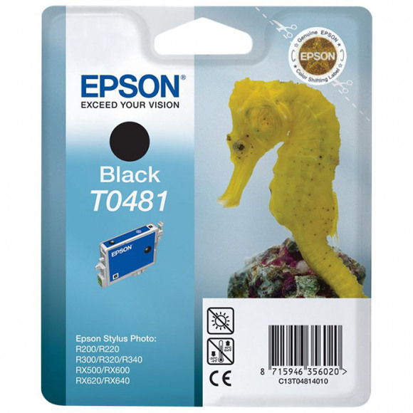 Epson T0481 Zwart Cartridge