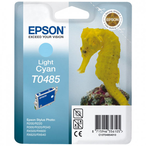 Epson T0485 cartridge licht cyaan (origineel)