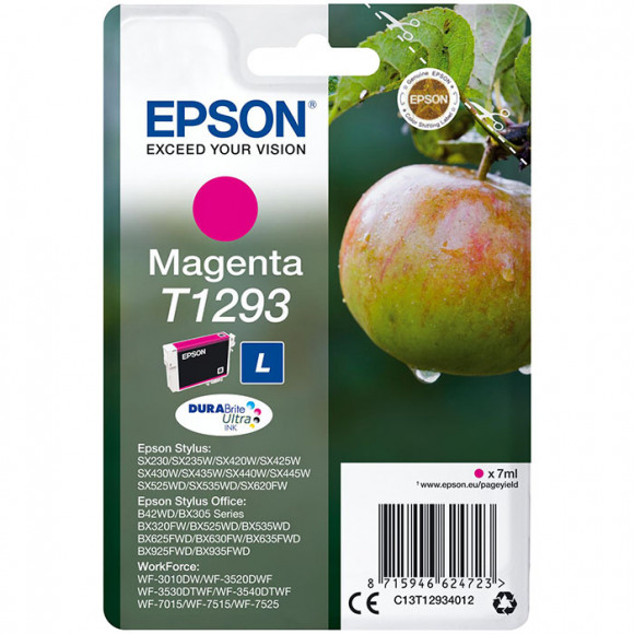 Epson T1293 Magenta Cartridge