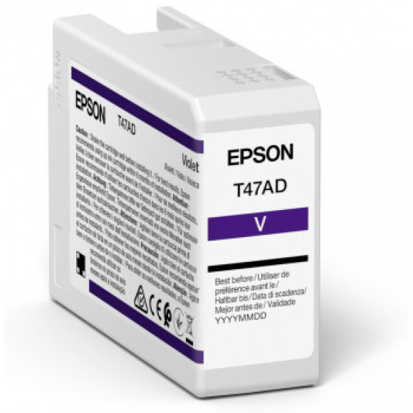 Epson T47AD - 50 ml - violet - origineel - inktcartridge - voor SureColor SC-P900