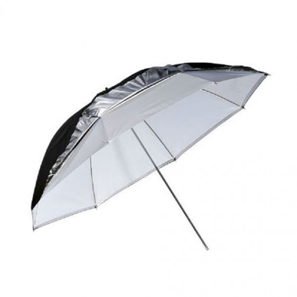 Godox Dual Duty Paraplu Zwart/Zilver/Wit - 101cm
