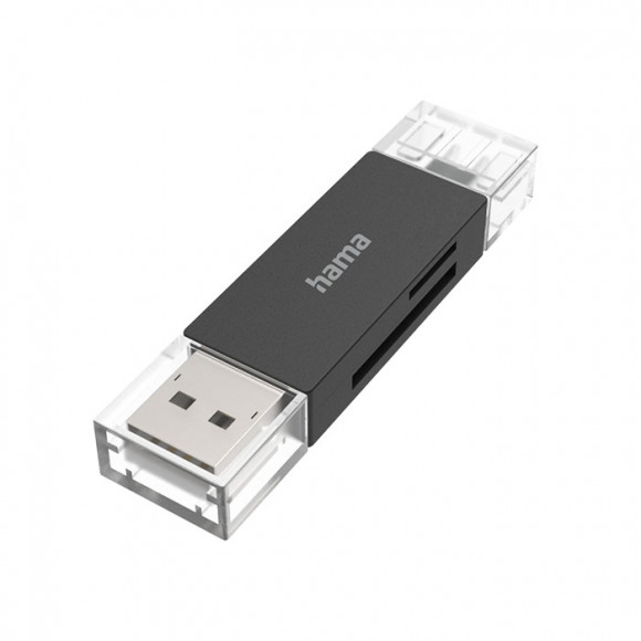 HAMA  USB kaartlezer 2in1 SD/MicroSD