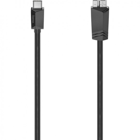 Hama USB-C-kabel USB-C-stekker - Micro-USB-st. USB 3.2 Gen1 5 Gbit/s 0,75 M