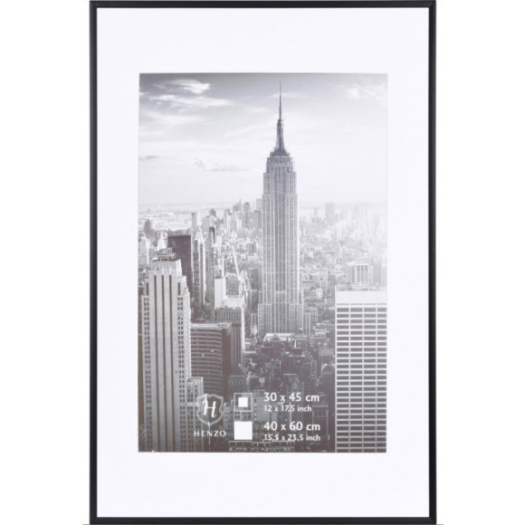 Henzo Fotolijst - Manhattan - Fotomaat 40x60 cm - Zwart