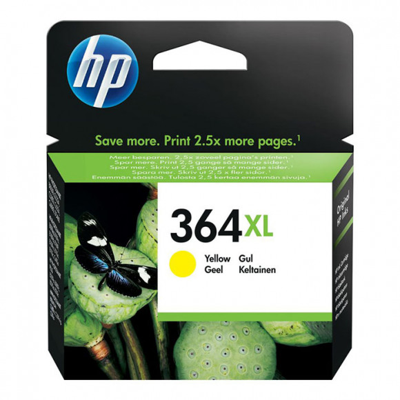 HP  364 XL inktcartridge geel