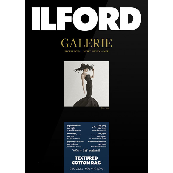 Ilford GALERIE Prestige Textured Cotton Rag 13x18cm 50 vel