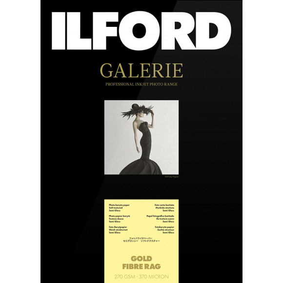 ILFORD  Gold Fibre rag 270g 10x15cm 50v
