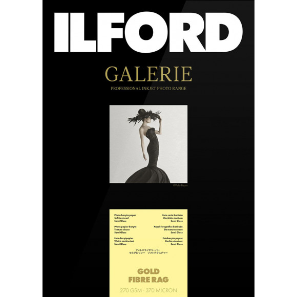 Ilford Galerie Gold Fibre Rag A2 420mmx594mm 25 sheets