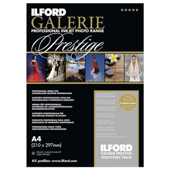 ILFORD  Galerie Prestige Discovery Pack QUICK COLOR MATCH - A4 - 210mm x 297mm - 30 sheets