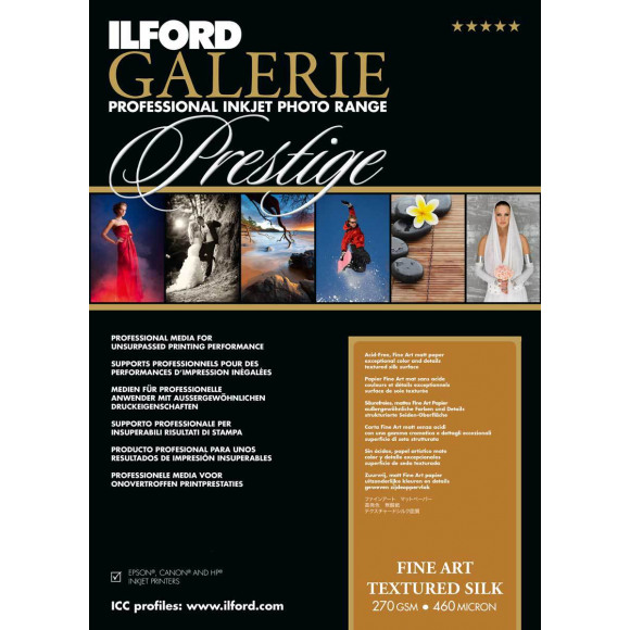 Ilford Galerie Prestige FineArt Textured Silk A4 270g 25 vel