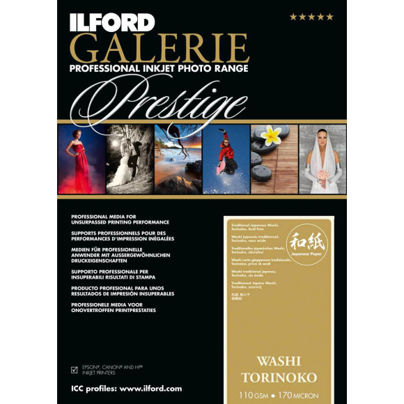 ILFORD  Washi Torinoko 110g 13x18cm  50 vel