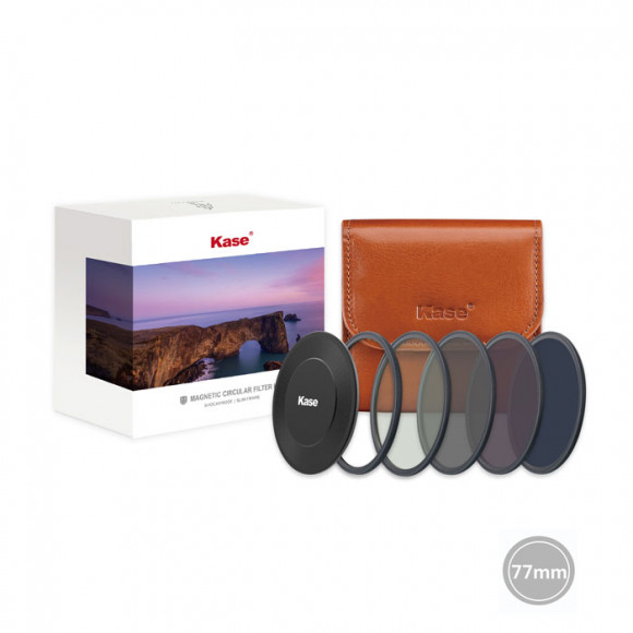 Kase 77mm Wolverine Magnetic Professional ND Stack filterkit (CPL/ND8/ND64/ND1000)