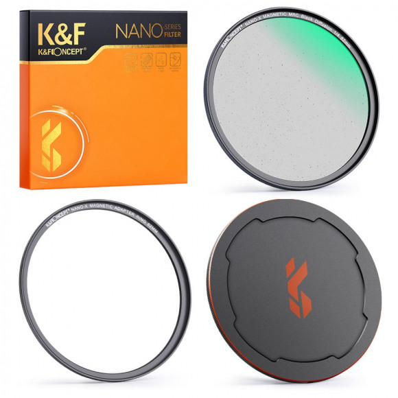 K&F Concept  62mm black mist 1/4 magnetic filter