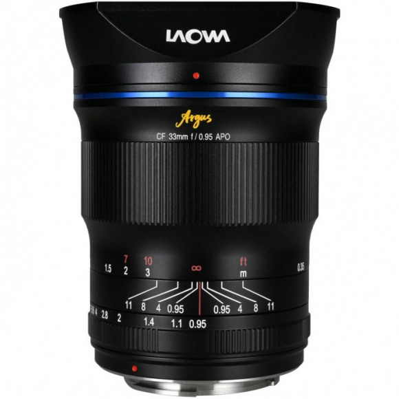 Laowa Argus 33mm f/0.95 CF APO Canon EOS M-mount objectief