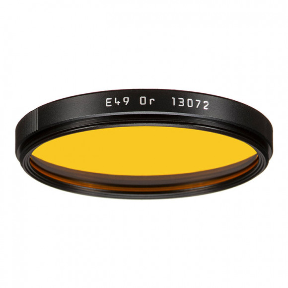 Leica 13072 Filter Orange E49 zwart