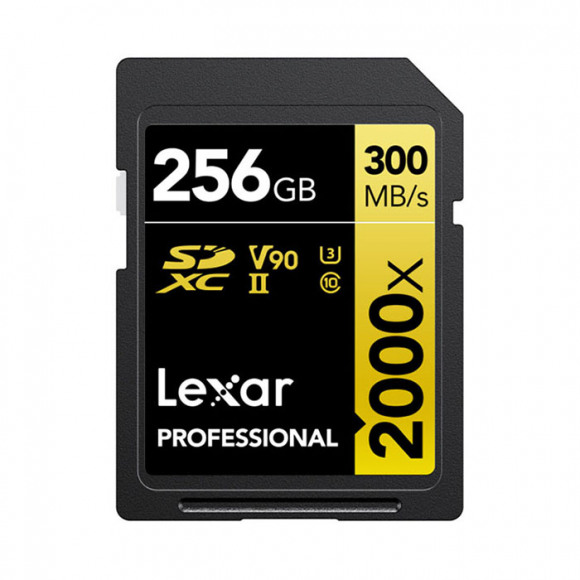 Lexar Professional GOLD Series - flash memory card - 256 GB - SDXC UHS-II