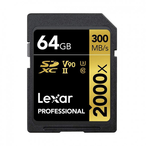 Lexar Professional 2000x 64 GB SDHC UHS-II Klasse 10