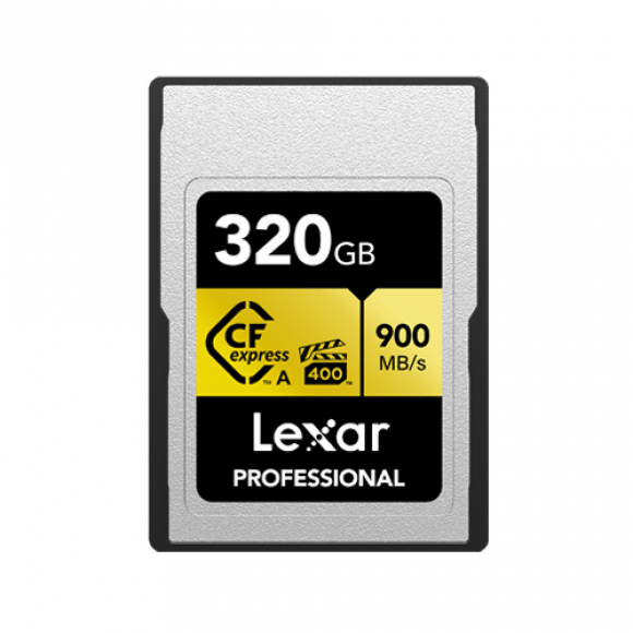 Lexar 320GB CFexpress Type A PRO 900MB/s Gold Series