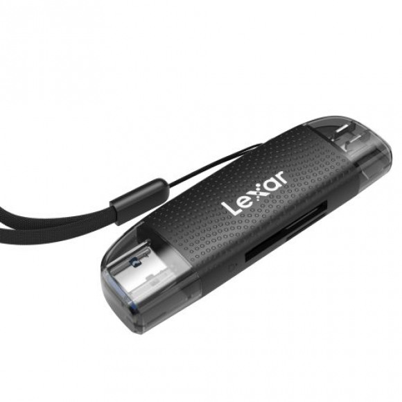 Lexar Reader LRW310 Dual Slot SD/MicroSD USB 3.1 A & C