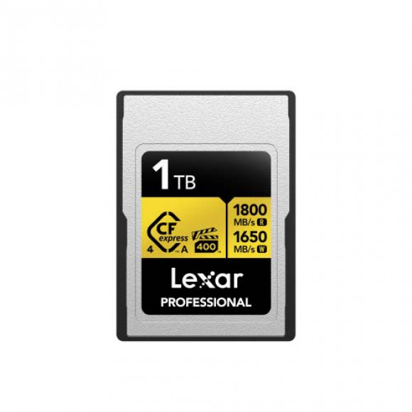 Lexar 1TB CFexpress PRO Type A Gold 4.0 Series R1800/W1650MB/s - VPG400