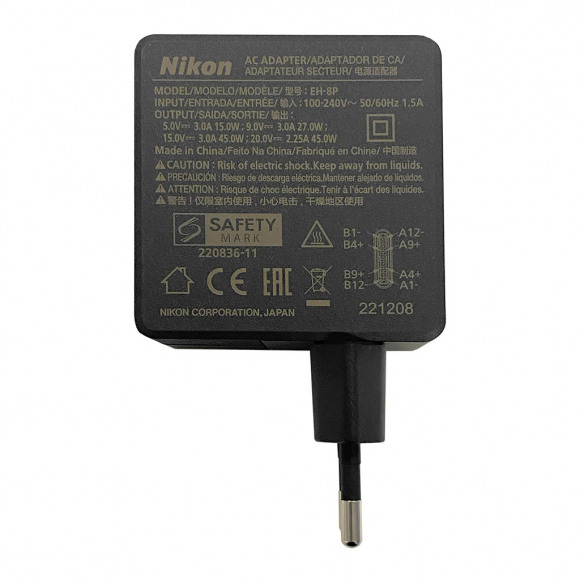 Nikon EH-8P lichtnetlaadadapter USB-C