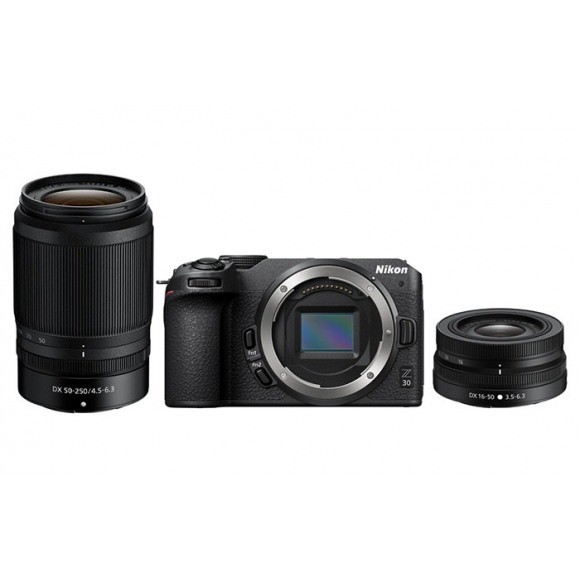 Nikon Z30 systeemcamera + 16-50mm f/3.5-6.3 VR + 50-250mm f/4.5-6.3 VR