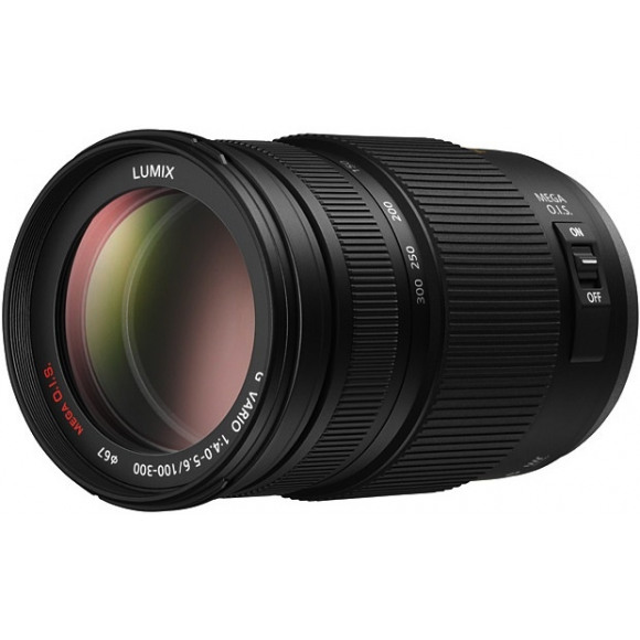 Panasonic Lumix G VARIO 100-300 mm F4.0-5.6 67 mm filter (geschikt voor Micro Four Thirds) zwart