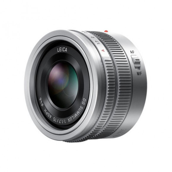 Panasonic Leica DG Summilux 15 mm F1.7 ASPH. 46 mm filter (geschikt voor Micro Four Thirds) zilver