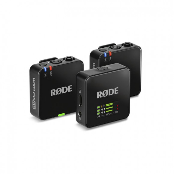 Rode Wireless Go Gen 3 Black draadloze dasspeldmicrofoon