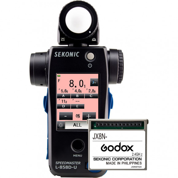 Sekonic SpeedMaster L-858D + RT-GX zender Godox