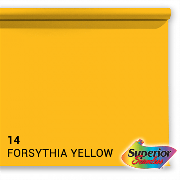 Superior  Achtergrondpapier 14 Forsythia Yellow 2,72 x 11m