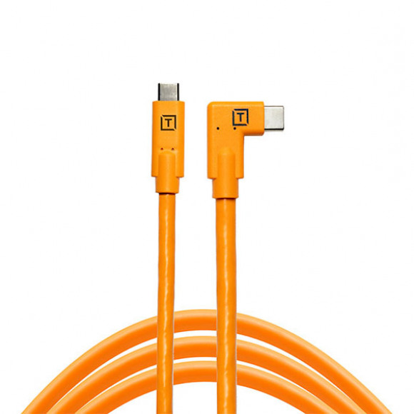Tether Tools TetherPro USB-C op USB-C rechter hoek oranje