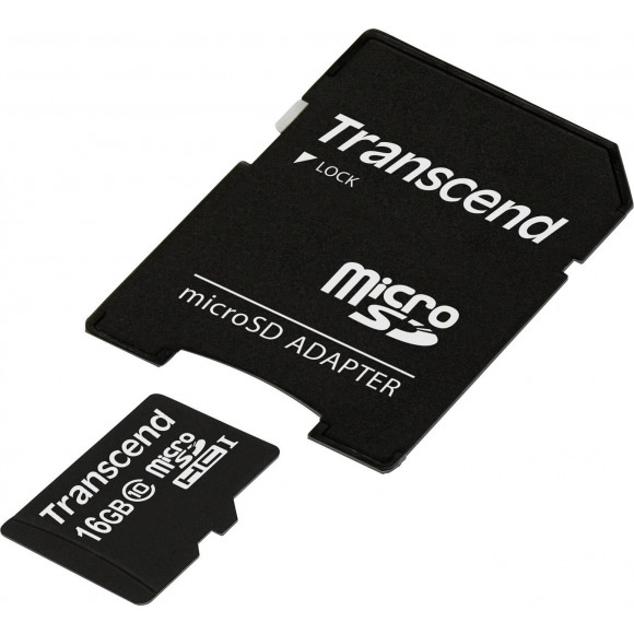 Transcend MicroSDHC 16GB Class 10 - [TS16GUSDHC10]
