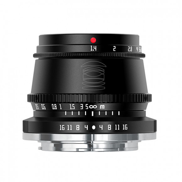 TT Artisan - Cameralens - 35mm f1.4 APS-C voor Canon RF-vatting, zwart