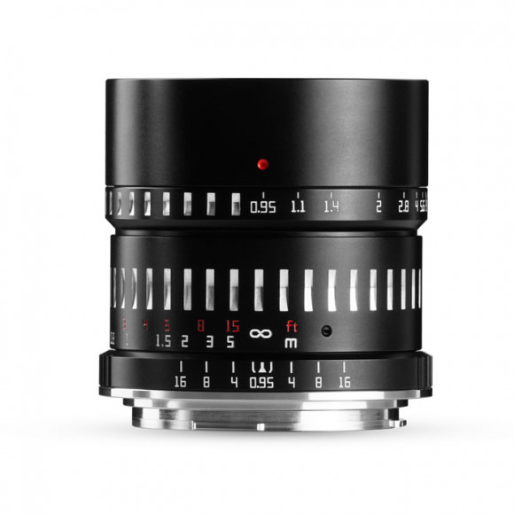 TT Artisan - Cameralens - 50mm F/0.95 for Canon EOS-R-mount, black + silver