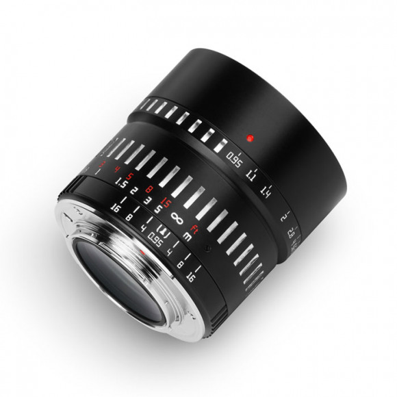 TT Artisan - Cameralens - 50mm F0.95 APS-C for Canon EOS-M-mount, black + silver