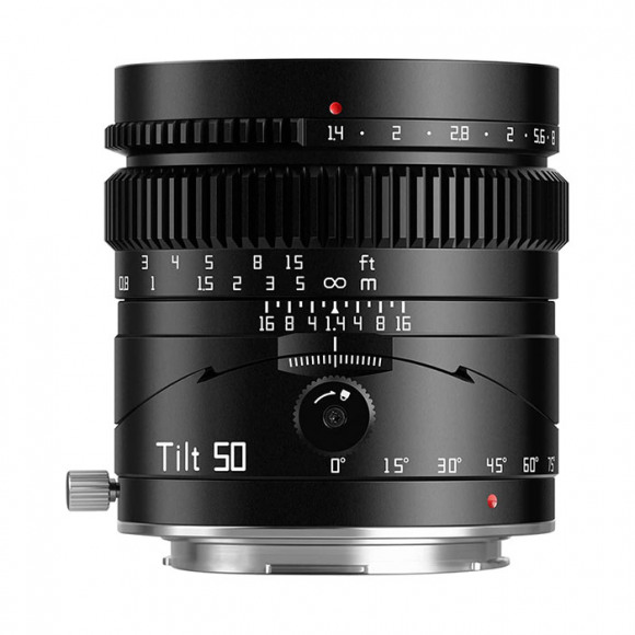 TT Artisan - Cameralens - Tilt 50mm F1.4 voor Sony E, zwart